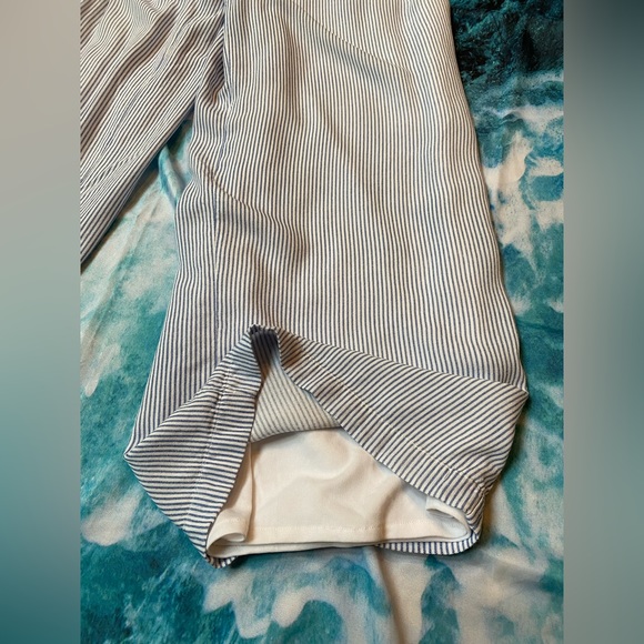 Jessica Simpson Pinstripe Jumpsuit / Romper - Picture 6 of 8